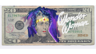 Illustration for article titled The Justice League sells out in this awesome DC superhero money art